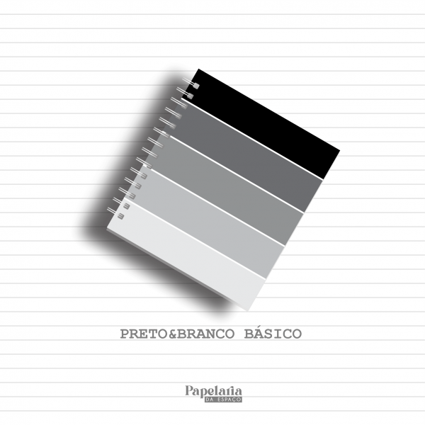 Cadernos - Preto&Branco Básico