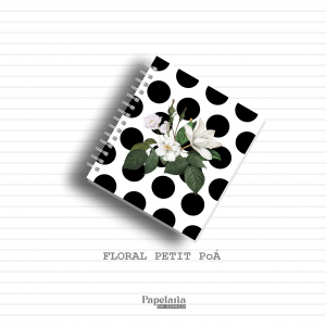 Cadernos - Floral Petit Poá