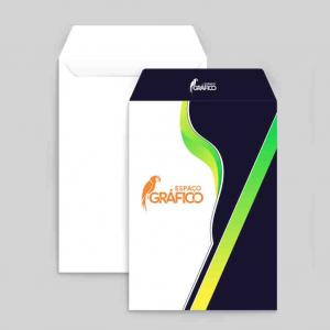 ENVELOPE A4 | Padrão 22x32cm Papel Sulfite 120g/m² 22x32 cm 4x0 - SOMENTE FRENTE - COLORIDO   Faca Padrão