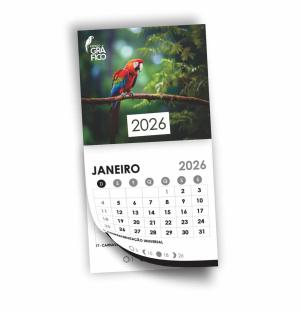 Imã de Geladeira Sem Calendário 5x4,5cm 4X0 - Colorido Frente Sem Laminação Brilho Corte Reto Sem embalagem Individual