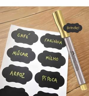 kit etiquetas - organize-se Adesivo Vinil  Cores | Não fica cola na superfície se precisar remover 3 x 5cm - 80un | 3,5 x 1,5cm - 120un Sem Personalização  Corte Especial + Cartela Cada Kit - 200un